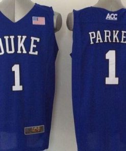 Blue Devils #1 Jabari Parker Blue Basketball Elite Stitched NCAA Jersey