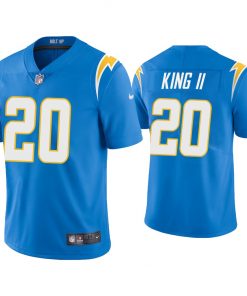 Men's Los Angeles Chargers #20 Desmond King II 2020 Blue Vapor Untouchable Limited Stitched Jersey