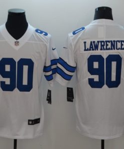 Men's Cowboys #90 Demarcus Lawrencs White Vapor Untouchable Limited Stitched NFL Jersey