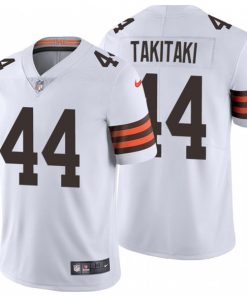 Men's Cleveland Browns #44 Mack Wilson 2020 New White Vapor Untouchable Limited Stitched Jersey