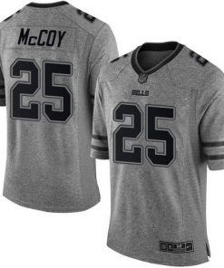 Nike Bills #25 LeSean McCoy Gray Men's Stitched NFL Limited Gridiron Gray Jersey