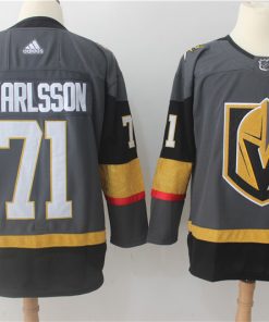 Men's Adidas Vegas Golden Knights #71 William Karlsson Grey Stitched NHL Jersey