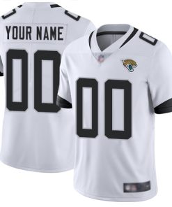 Men's Jacksonville Jaguars Customized White Team Color Vapor Untouchable Limited Stitched NFL Jersey