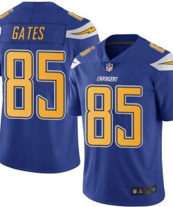 Nike Chargers #85 Antonio Gates Electric Blue Men's Stitched NFL Limited Rush Jersey