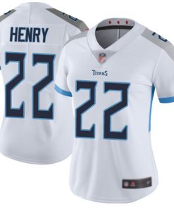 Women's Tennessee Titans #22 Derrick Henry White Vapor Untouchable Limited Stitched NFL Jersey(Run Small)