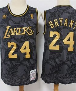 Men's Los Angeles Lakers #24 Kobe Bryant Black Stitched NBA Jersey