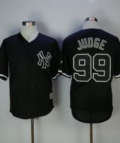Men's New York Yankees #99 Aaron Judge Black Cool Base Stitched MLB Jersey