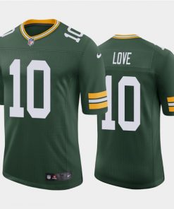 Men's Green Bay Packers #10 Jordan Love 2020 Green Limited Stitched NFL Jersey