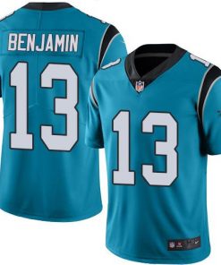 Nike Panthers #13 Kelvin Benjamin Blue Men's Stitched NFL Limited Rush Jersey