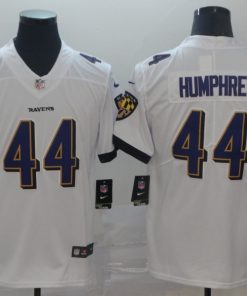 Men's Baltimore Ravens #44 Marlon Humphrey White Vapor Untouchable Limited NFL Jersey