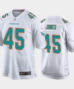 Men's Miami Dolphins #45 Brandon Jones 2020 White Stitched NFL Jersey