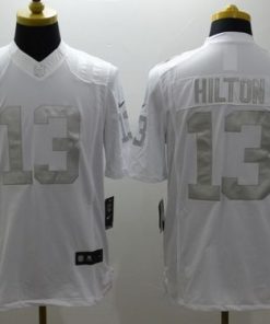 Nike Colts #13 T.Y. Hilton White Men's Stitched NFL Limited Platinum Jersey