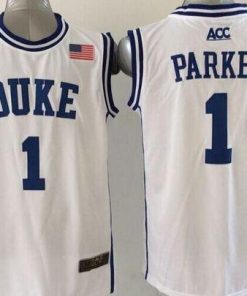 Blue Devils #1 Jabari Parker White Basketball New Stitched NCAA Jersey