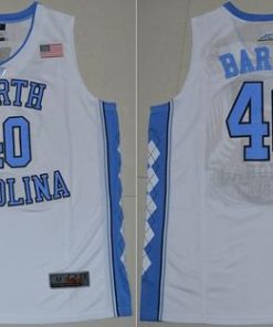 North Carolina #40 Harrison Barnes White Stitched NCAA Jersey
