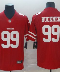 Men's San Francisco 49ers #99 DeForest Buckner Red Vapor Untouchable Limited Stitched NFL Jersey