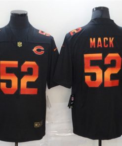 Men's Chicago Bears #52 Khalil Mack 2020 Black Fashion Limited Stitched NFL Jersey
