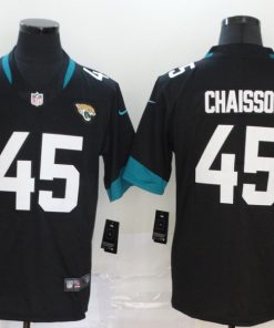 Men's Jacksonville Jaguars #45 K'Lavon Chaisson 2020 Black Vapor Untouchable Limited Stitched NFL Jersey