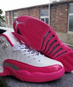 Running weapon Newest Air Jordan 12 Shoes Retro Women Pink/White