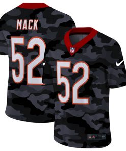 Men's Chicago Bears #52 Khalil Mack 2020 Camo Limited Stitched NFL Jersey