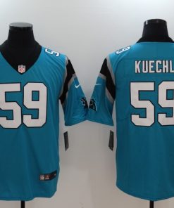 Men's Carolina Panthers #59 Luke Kuechly Blue Vapor Untouchable Player Limited Jersey