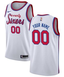 Men's Philadelphia 76ers Customized Stitched NBA Jersey