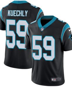 Men's Carolina Panthers #59 Luke Kuechly Black Vapor Untouchable Limited Stitched NFL Jersey