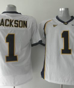 Golden Bears #1 DeSean Jackson White Stitched NCAA Jersey