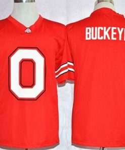 Buckeyes Red Pride Fashion Stitched NCAA Jersey