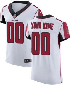 Men's Atlanta Falcons White Vapor Untouchable Custom Elite NFL Stitched Jersey