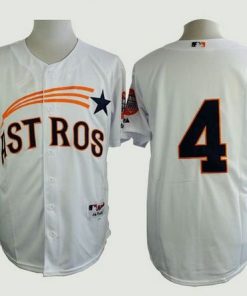 Astros #4 George Springer White 1965 Turn Back The Clock Stitched MLB Jersey