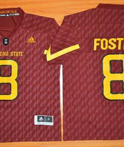 Sun Devils #8 D. J. Foster New Red Stitched NCAA Jersey