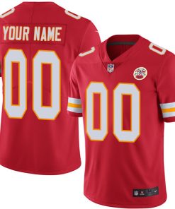 Toddlers Chiefs Red Customize Stitched NFL Jersey