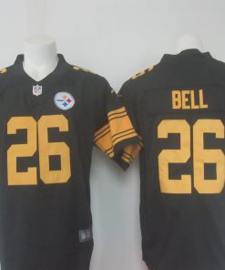 Men's Nike Steelers # 26 Le'Veon Bell Black Limited Rush Stitched NFL Jersey