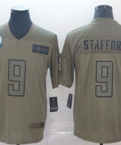 Men's Detroit Lions #9 Matthew Stafford 2019 Camo Salute To Service Limited Stitched NFL Jersey