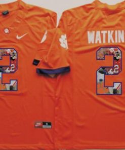 Tigers #2 Sammy Watkins Orange Player Fashion Stitched NCAA Jersey