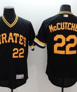 Pirates #22 Andrew McCutchen Black Flexbase Authentic Collection Cooperstown Stitched MLB Jersey