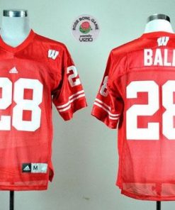 Badgers #28 Montee Ball Red Rose Bowl Game Stitched NCAA Jersey