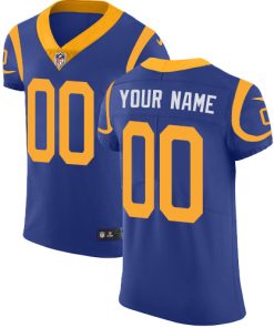 Men's Los Angeles Rams Royal Blue Alternate Vapor Untouchable Custom Elite NFL Stitched Jersey
