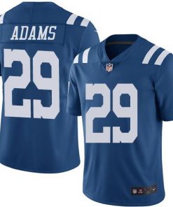 Nike Colts #29 Mike Adams Royal Blue Men's Stitched NFL Limited Rush Jersey