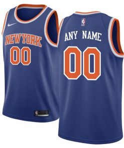 Men's New York Knicks Customized Stitched NBA Jersey