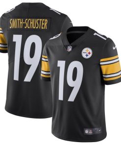 Men's Nike Pittsburgh Steelers #19 JuJu Smith-Schuster Black Vapor Untouchable Limited Stitched NFL Jersey