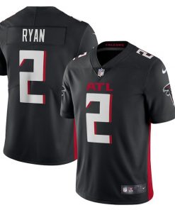 Men's Atlanta Falcons #2 Matt Ryan 2020 Black Vapor Untouchable Limited Stitched NFL Jersey