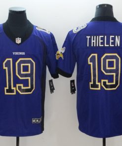 Men's  Vikings #19 Adam Thielen Purple Vapor Untouchable Limited Stitched NFL Jersey
