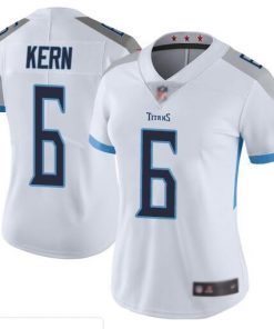 Women's Tennessee Titans #6 Brett Kern White Vapor Untouchable Limited Stitched NFL Jersey(Run Small)