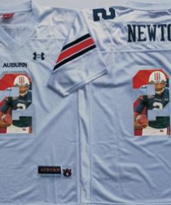 Tigers #2 Cam Newton White Player Fashion Stitched NCAA Jersey