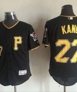 Pirates #27 Jung-ho Kang Black Flexbase Authentic Collection Stitched MLB Jersey