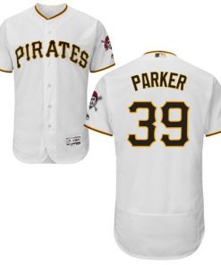 Pirates #39 Dave Parker White Flexbase Authentic Collection Stitched MLB Jersey