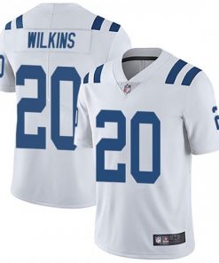 Men's Indianapolis Colts #20 Jordan Wilkins White Vapor Untouchable Limited Stitched NFL Jersey