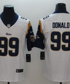 Men's Rams #99 Aaron Donald White Vapor Untouchable Limited Stitched NFL Jersey
