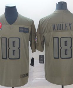 Men's Atlanta Falcons #18 Calvin Ridley 2019 Camo Salute To Service Limited Stitched NFL Jersey